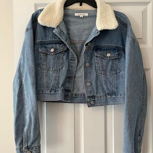 Pacsun cropped jean jacket!